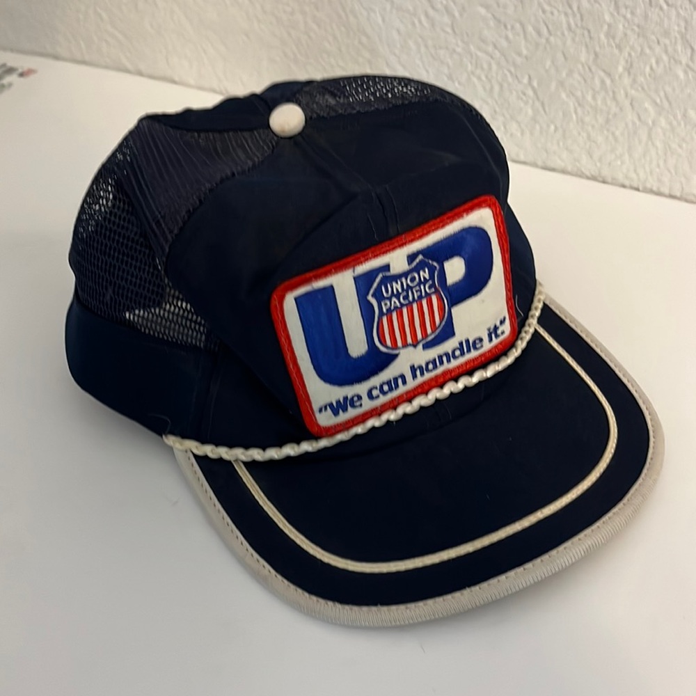 Vintage Union Pacific Corded Hat